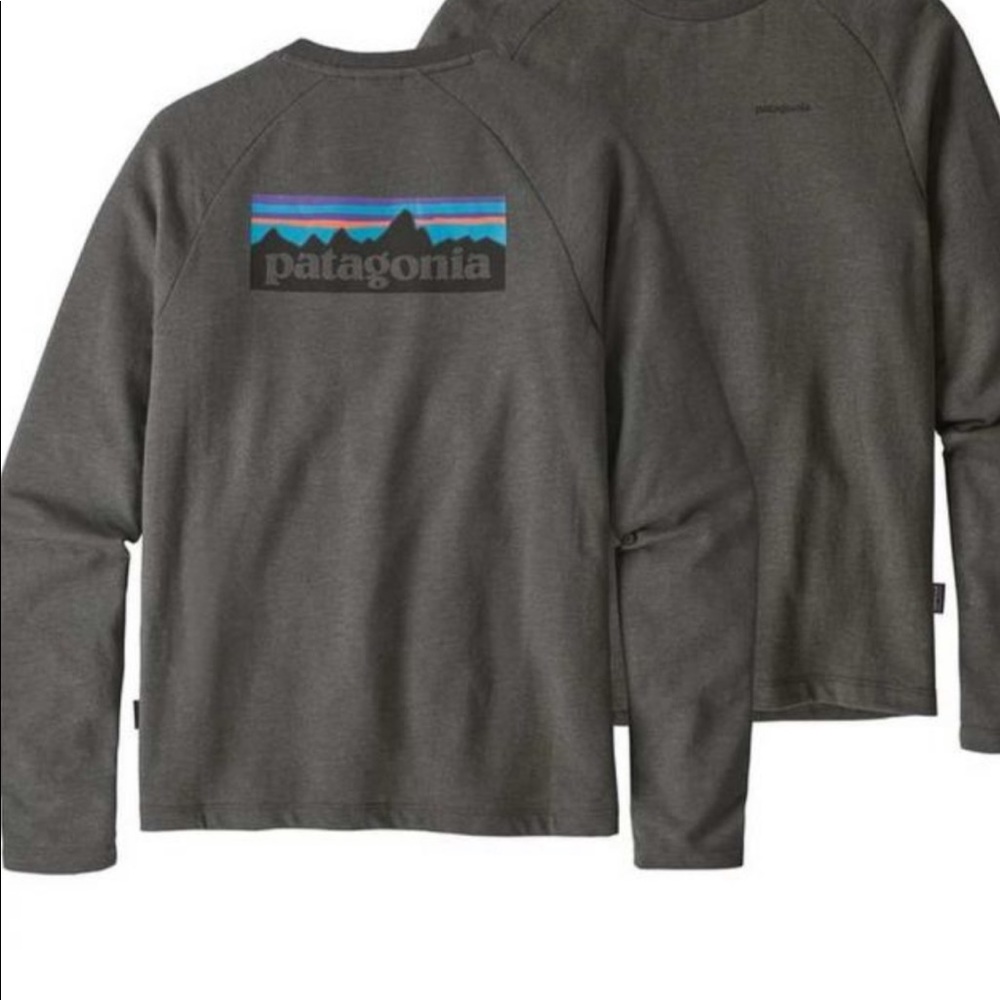 Men’s Patagonia logo crew size L
